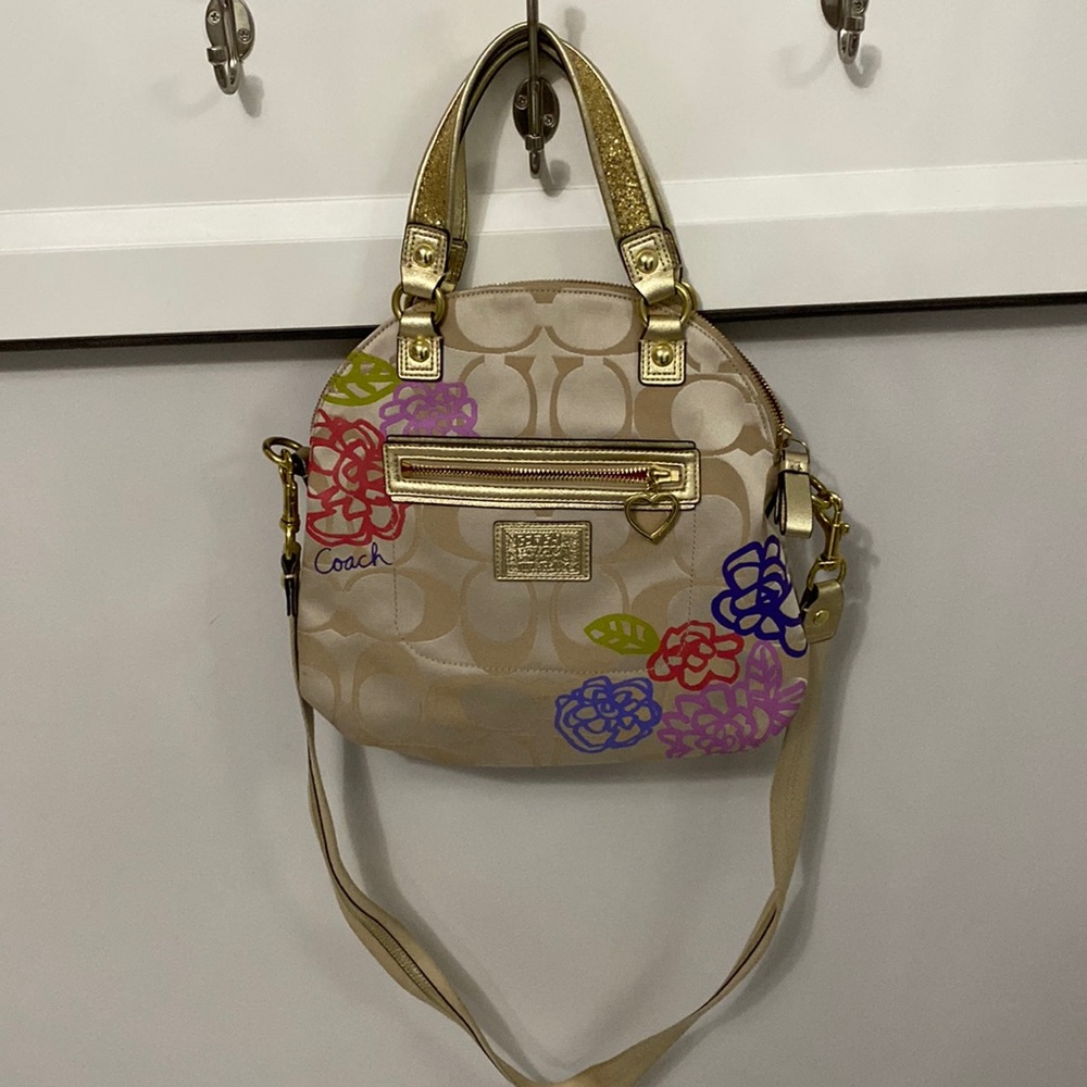 Coach Poppy Daisy limited edition crossbody or shoulder bag
